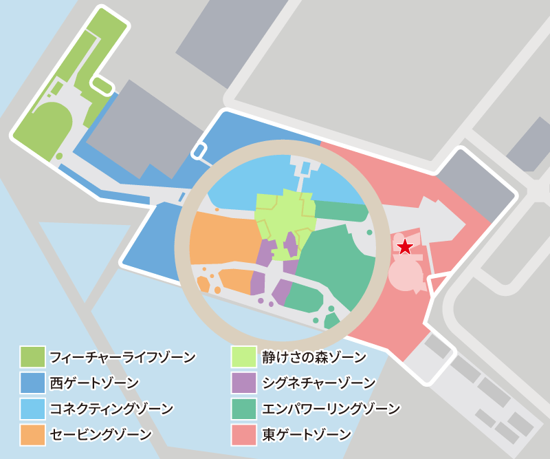 電力館前:ワイヤレス充電スポット