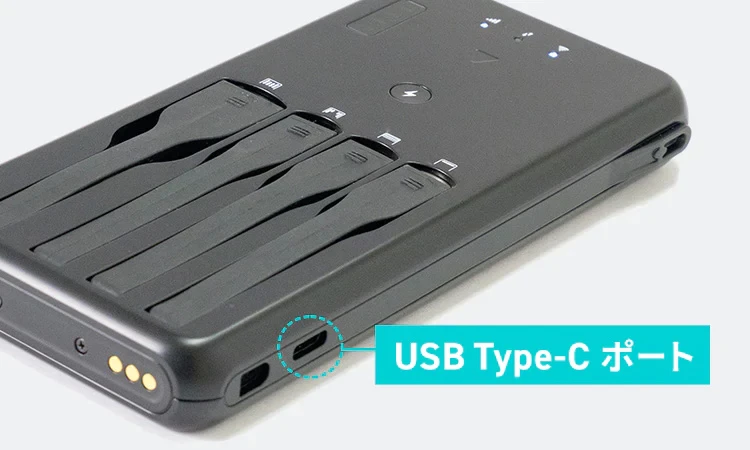 USBケーブルを使用する方法