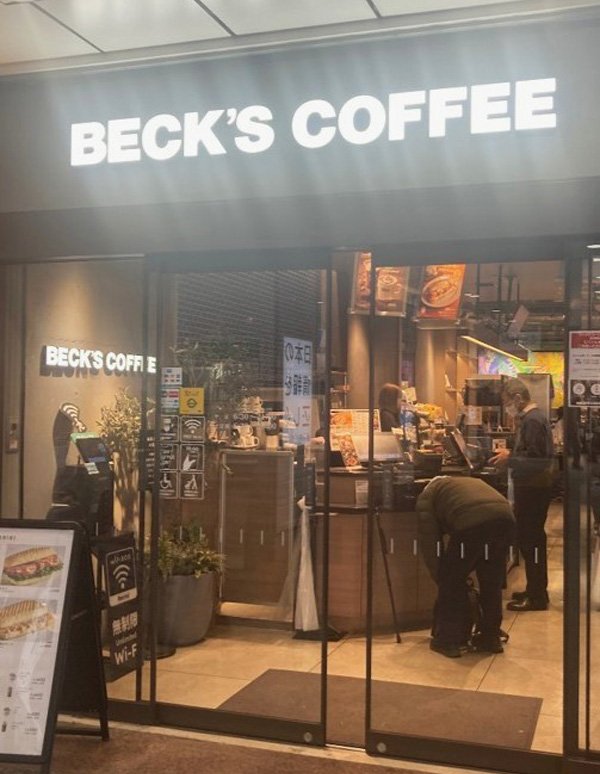 高田馬場駅:ベックスコーヒーショップ 高田馬場の外観写真