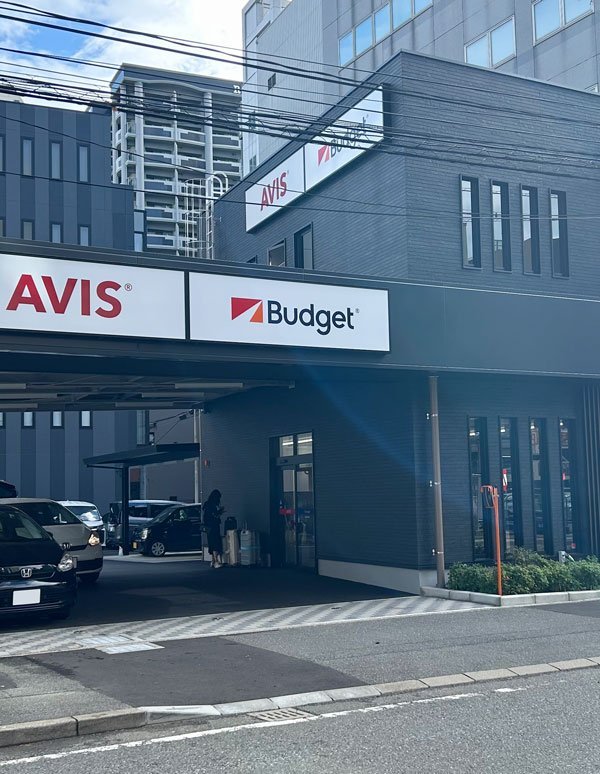 Exterior view of Hakata Station (Budget Rent a Car Hakata Station)