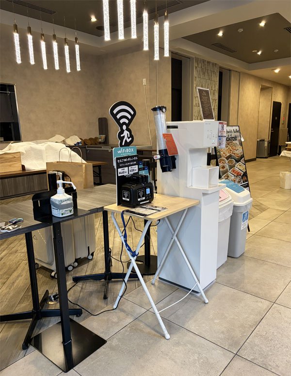 八丁堀:ICI HOTEL 東京八丁堀の設置写真